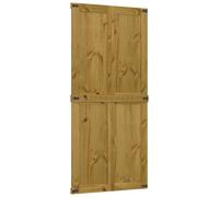 vidaXL Puerta Corrediza CORONA 90 x 210 cm Madera de Pino Maciza