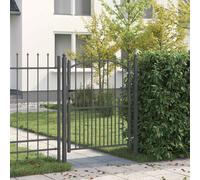 vidaXL Puerta de cerca con picos EMMEN 150 x 100 cm