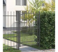 vidaXL Puerta de cerca con picos EMMEN 200 x 100 cm