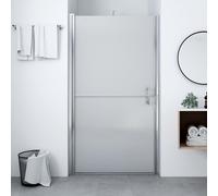 vidaXL Puerta de ducha de vidrio templado esmerilado 81x195 cm