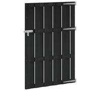 vidaXL Puerta de jardín de WPC gris 100x150 cm