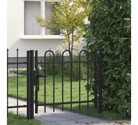 vidaXL Puerta de jardín individual modelo BOXTEL con barra superior, 100 x 75 cm