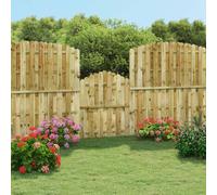 vidaXL Puerta Arqueada de Jardín Cancela Patio 100x125 cm Madera de Pino