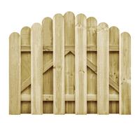 vidaXL Puerta de jardín madera de pino impregnada 100x75 cm