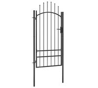 vidaXL Puerta de jardín Woerden acero 1x2 m negro