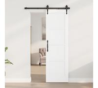 vidaXL Puerta Interior 61 x 198,5 cm Madera contrachapada Blanco