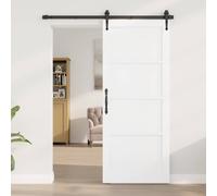 vidaXL Puerta Interior 83 x 202 cm Madera contrachapada Blanco