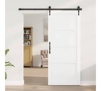 vidaXL Puerta Interior 86 x 198,5 cm Madera contrachapada Blanco