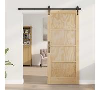 vidaXL Puerta Interior 86 x 198,5 cm Madera contrachapada Natural