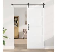 vidaXL Puerta Interior 86 x 211 cm Madera contrachapada Blanco
