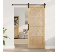 vidaXL Puerta Interior ORKDAL 86 x 211 cm Madera contrachapada Natural
