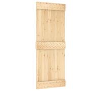 vidaXL Puerta NARVIK 80 x 210 cm Natural