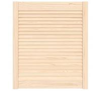 vidaXL Puerta Tipo Persiana con Celosía Rejilla Armario Tablillas Guardarropa Separador Decoración 69x59,4cm Madera Maciza de Pino