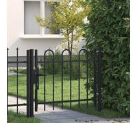 vidaXL Puerta valla BOXTEL de una puerta con aro superior, 100 x 75 cm