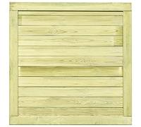 vidaXL Puerta Valla Madera Pino Impregnada 100x100 cm Cercado Varda Reja