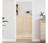 vidaXL Puertas batientes 2 uds. 100 x 40 cm Madera de Pino Maciza