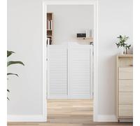 vidaXL Puertas batientes 2 uds. 100 x 40 cm Madera de Pino Maciza
