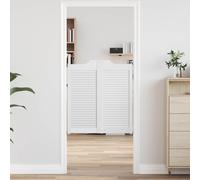vidaXL Puertas batientes 2 uds. 90 x 40 cm Madera de Pino Maciza
