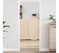 vidaXL Puertas batientes 90 x 40 cm Madera de Pino Maciza Natural
