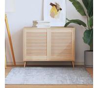 vidaXL Puertas de armario de lamas 2 uds madera de pino 61,5x49,4 cm