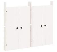 vidaXL Puertas de cocina exterior MEPPEL 2 uds madera pino blanco 50x9x82