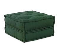 vidaXL Puf modular tela 70x70x36 cm en color Antracita/maroon/Crema y más