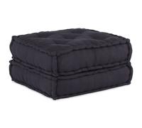 vidaXL Puf modular tela 70x70x36 cm en color Antracita/maroon/Crema y más