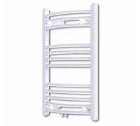 vidaXL Radiador toallero de baño con rieles curvados 500 x 764 mm