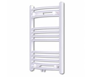 vidaXL Radiador toallero de baño con rieles curvados 500 x 764 mm
