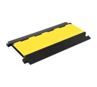 vidaXL Rampa de Protección de Cable Goma Tráfico Señales Aviso Dimensiones 101.5x24.5x4.7 cm (2 canales), 100x25x5.9 cm (1 canal), 100x35x7 cm (2 canales) y mas