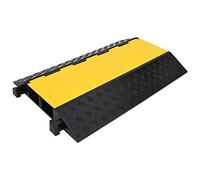 vidaXL Rampas Protectoras de Cables con 2 Canales Goma 90 cm