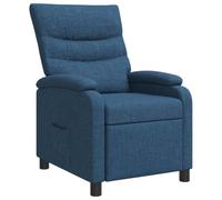 vidaXL Recliner Azul Tela