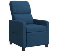 vidaXL Recliner Azul Tela