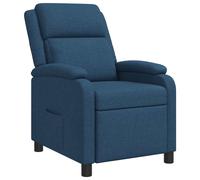 vidaXL Recliner Azul Tela