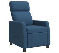 vidaXL Recliner Azul Tela