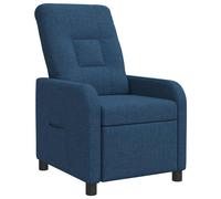 vidaXL Recliner Azul Tela