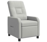 vidaXL Recliner Gris Nube Tela