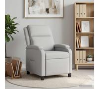 vidaXL Recliner Gris Nube Tela