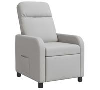 vidaXL Recliner Gris Nube Tela