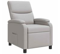 vidaXL Recliner Gris Nube Tela