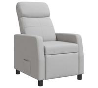 vidaXL Recliner Gris Nube Tela