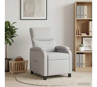 vidaXL Recliner Gris Nube Tela