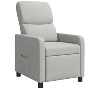 vidaXL Recliner Gris Nube Tela