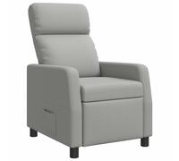 vidaXL Recliner Gris Nube Tela