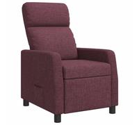 vidaXL Recliner Morado Tela