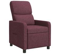 vidaXL Recliner Morado Tela