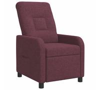 vidaXL Recliner Morado Tela