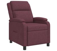 vidaXL Recliner Morado Tela