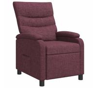 vidaXL Recliner Morado Tela