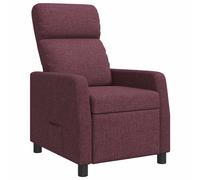 vidaXL Recliner Morado Tela